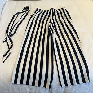 *NWT* Frame Silk Striped Pants, Size XL